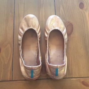 Tieks size 8 rose gold
